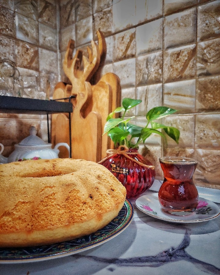 عکس کیک گردو