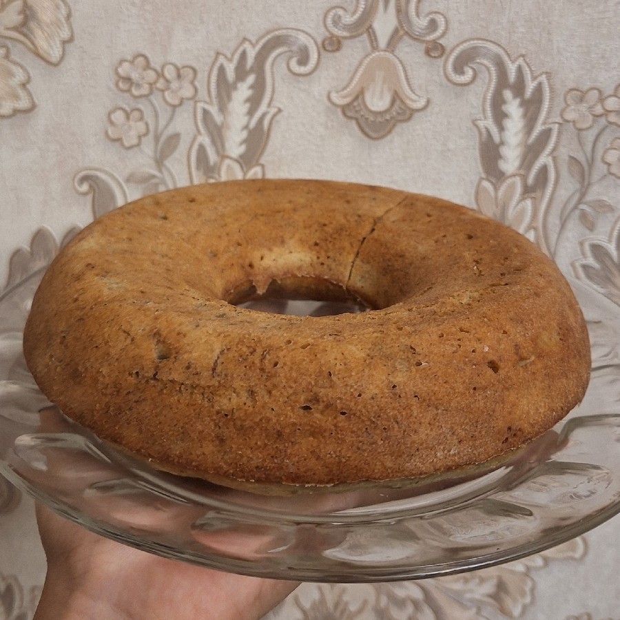 کیک موز و گردو 