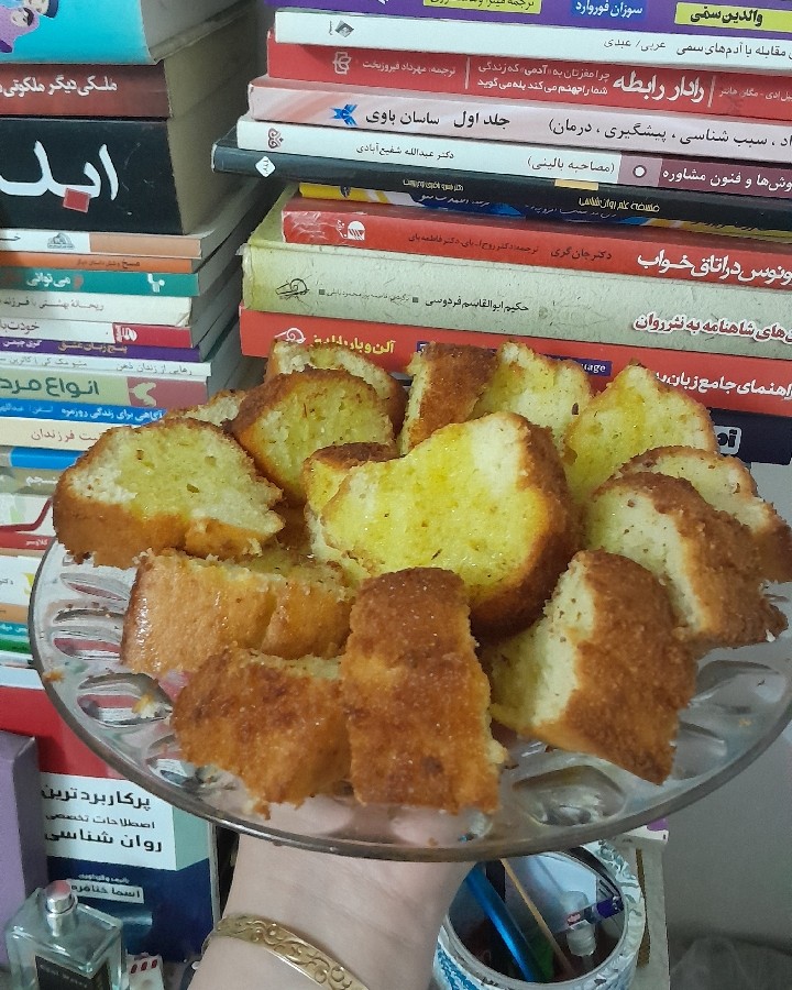 کیک زعفران پسته??