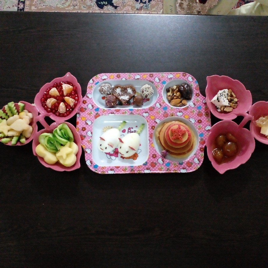 عکس صبحانه سالم برای مدرسه دختر گلم ??