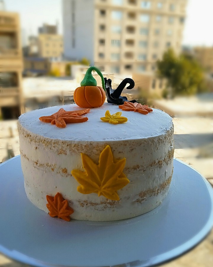 #کیک_عریان_پاییزی