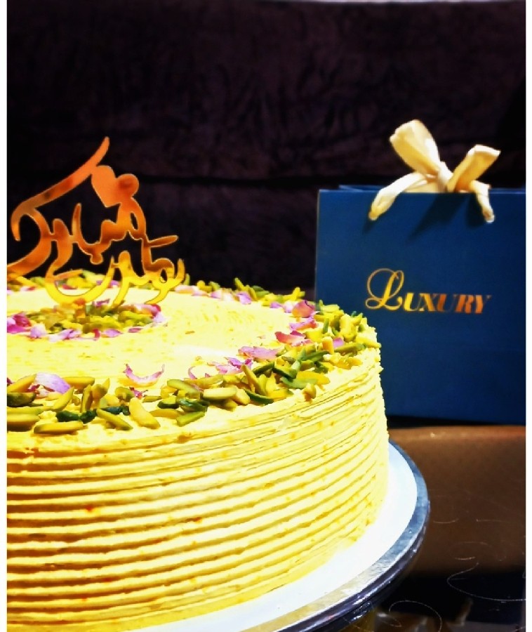 چیز کیک زعفرانی 