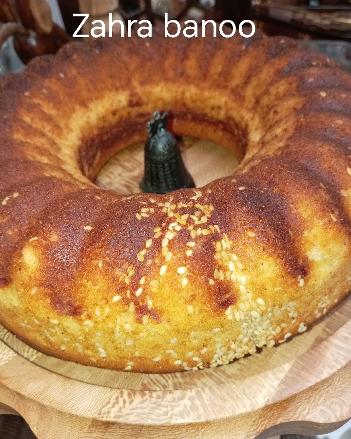 عکس کیک کنجد. 