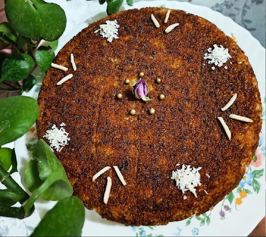 کیک موز و پودرنارگیل 