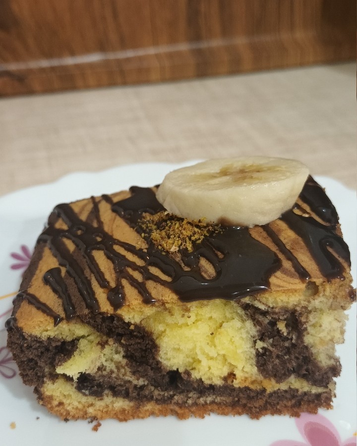 زبرا کیک پنبه ای 