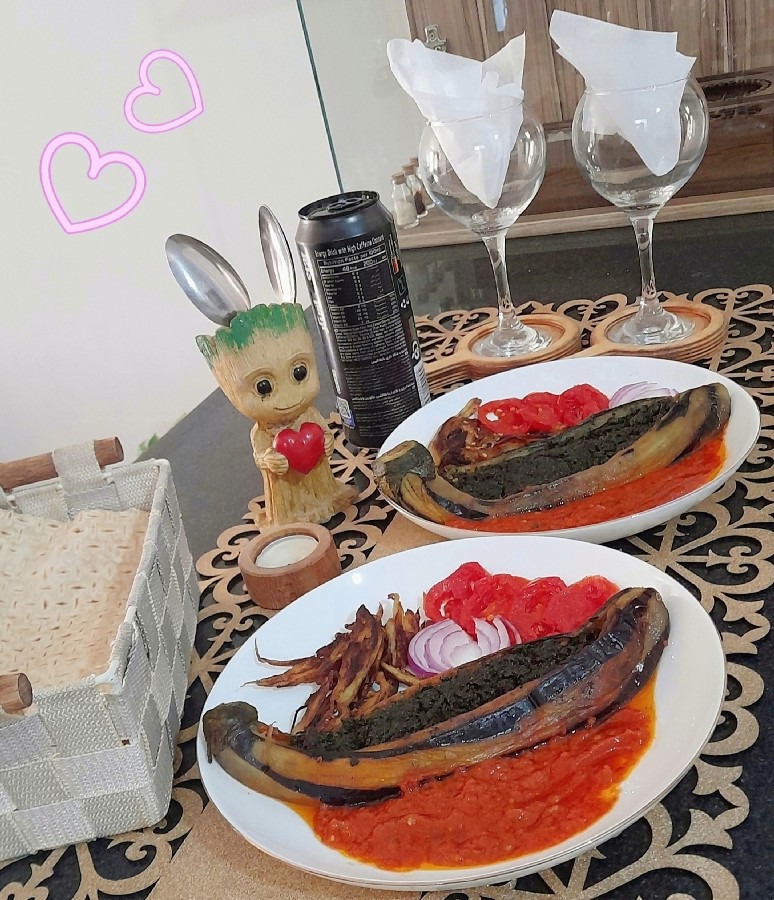 خوراک بادمجان 