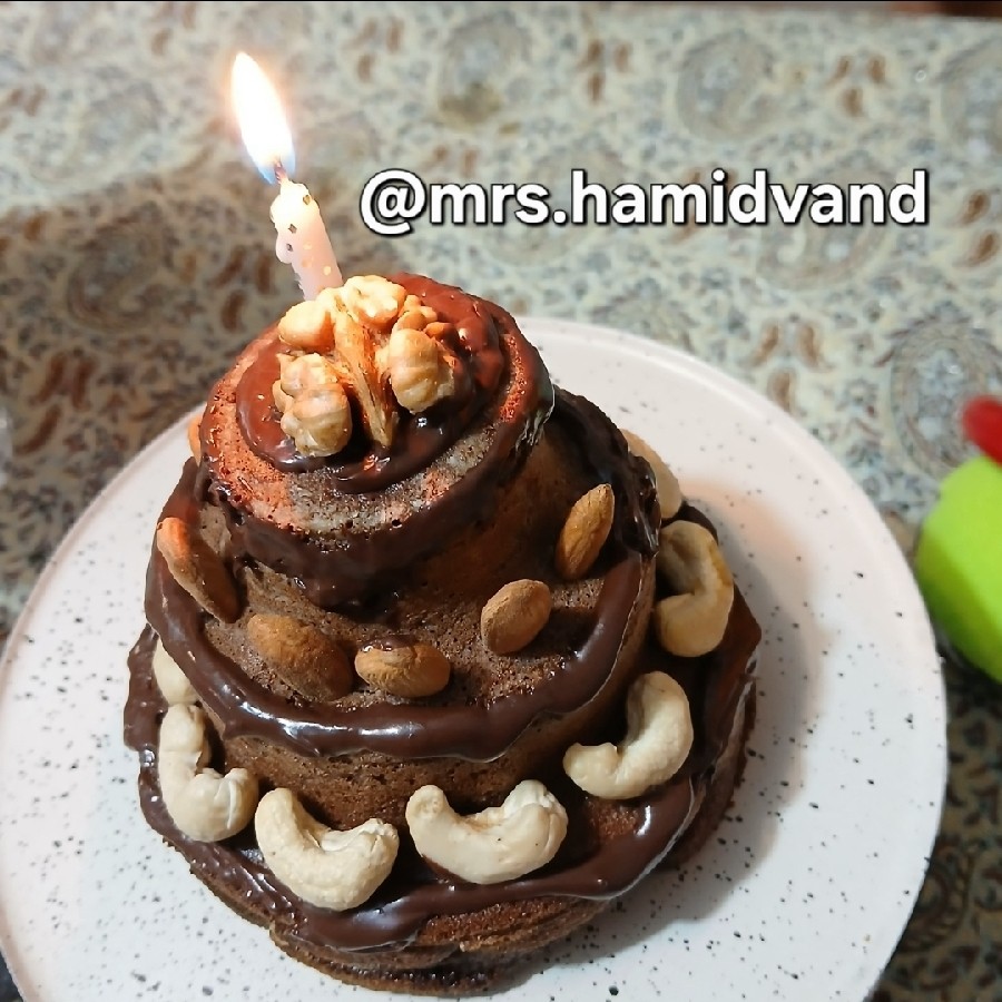 عکس کیک ساده خانگی