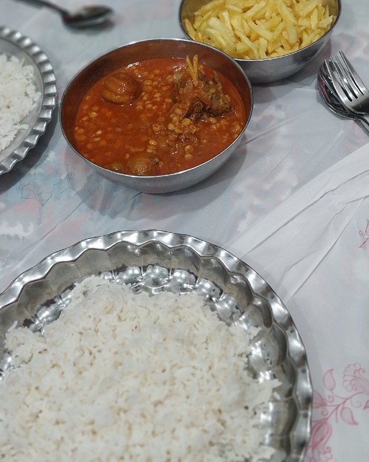 عکس خورشت قیمه دانشجویی