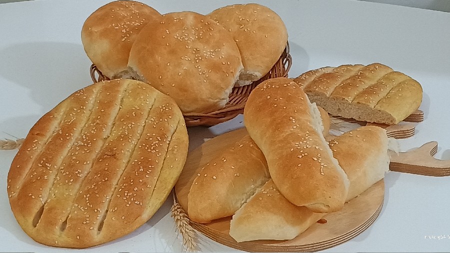 #نان همبرگر و باگت 