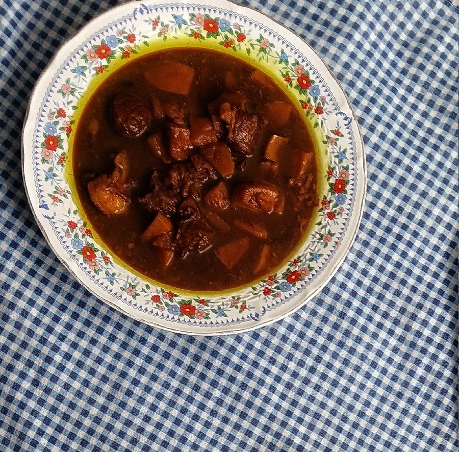عکس خورش به آلو