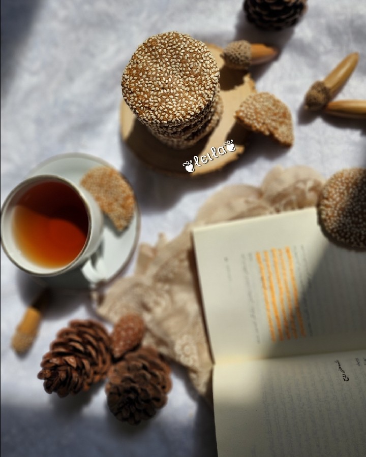 کوکی کنجدی رژیمی