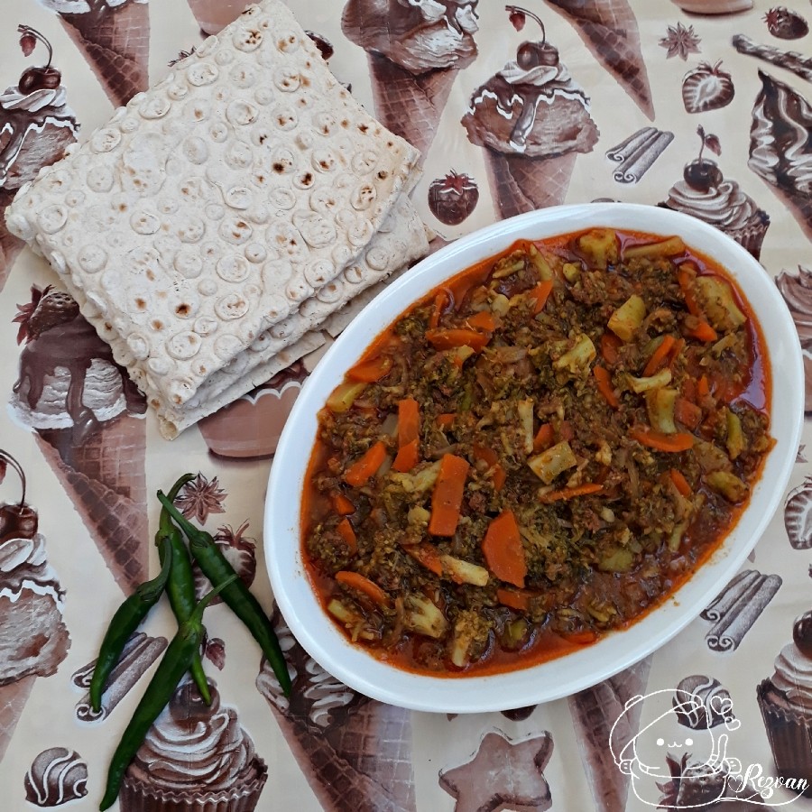 عکس خورشت بروکلی ִֶָ  