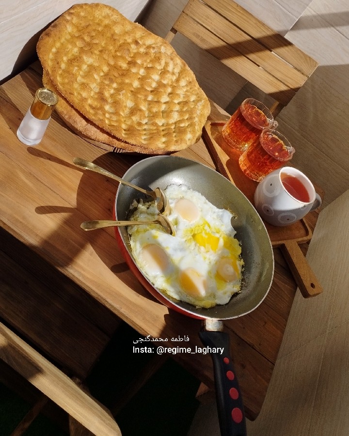 صبحانه ی ساده