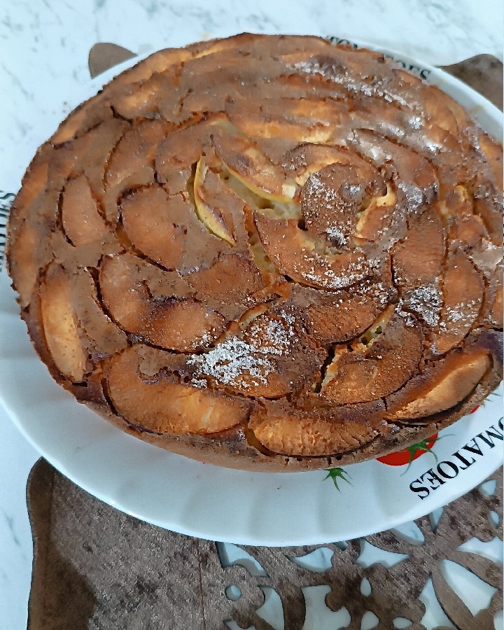 کیک سیب و دارچین.. ممنون بابت قلب های 
قرمزتون دوستان عزیزم 