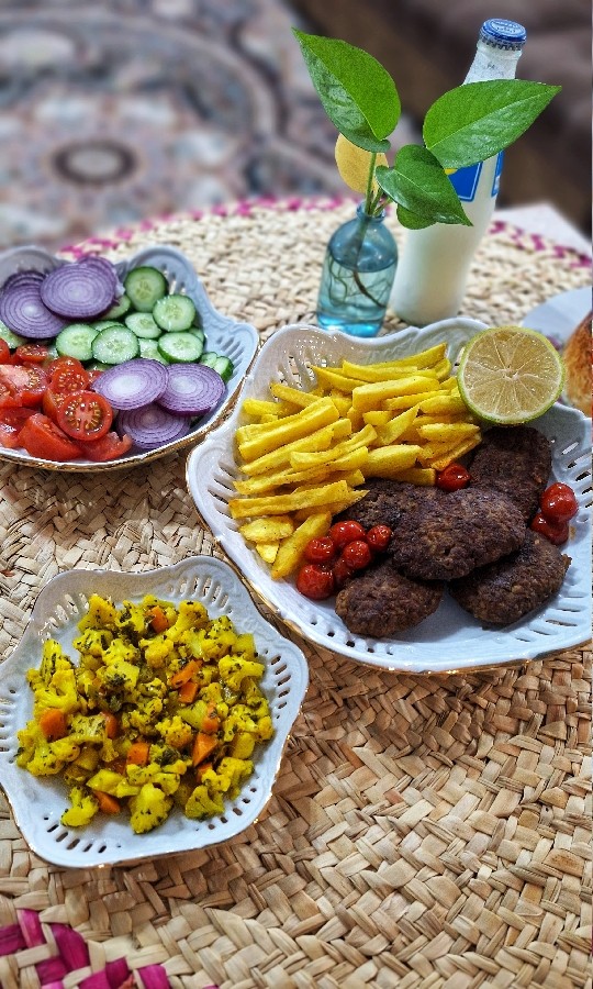 عکس ترشی گل کلم فوری