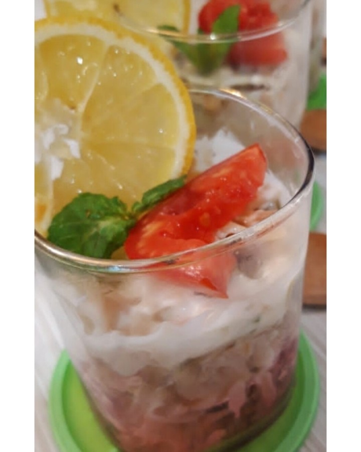 عکس سالاد ماکارونی ساده