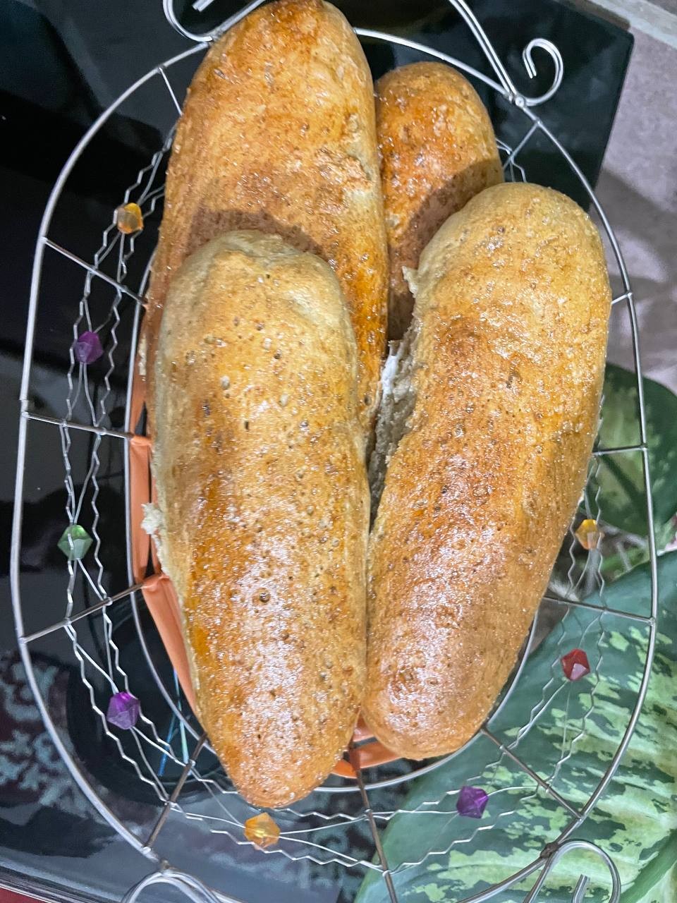 نان ساندویچی خودم پز