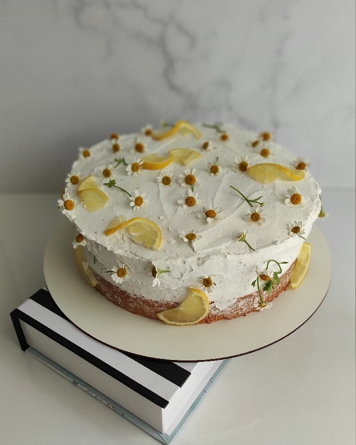 کیک وانیلی ساده