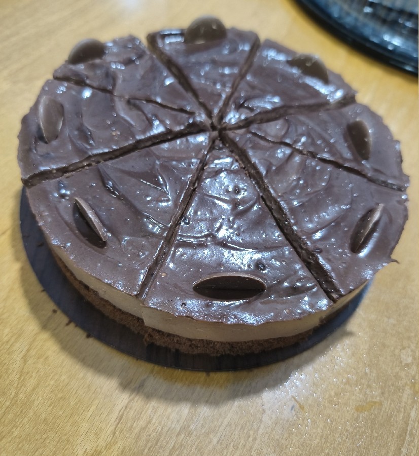 عکس چیز کیک شکلاتی