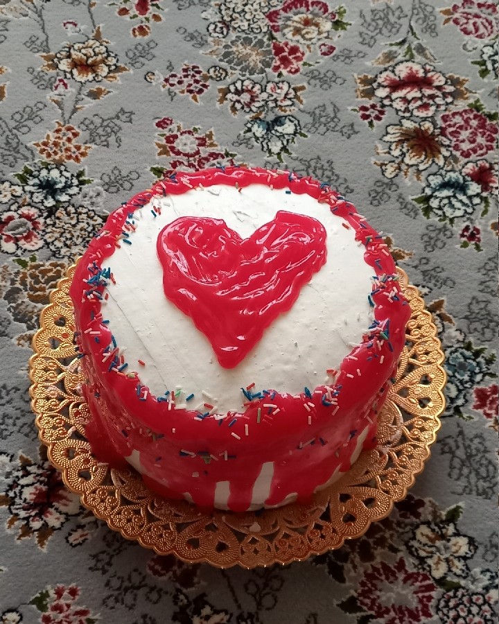 کیک سالگرد ازدواجمون ❤️