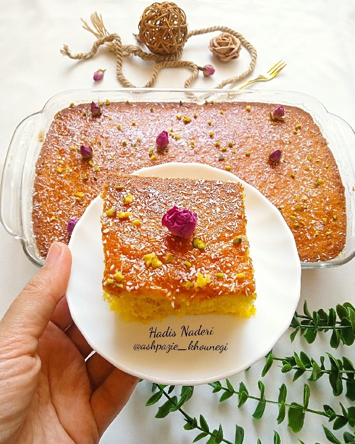 #کیک_شربتی