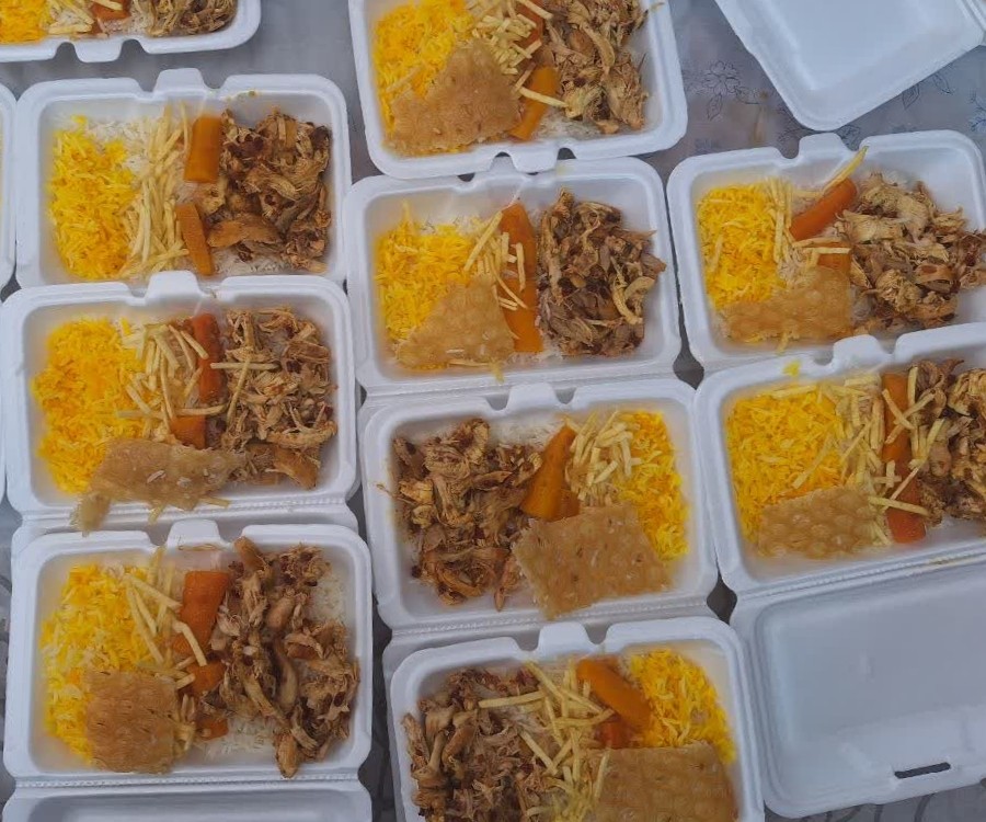 نذری مرغ پلو روز پرستار