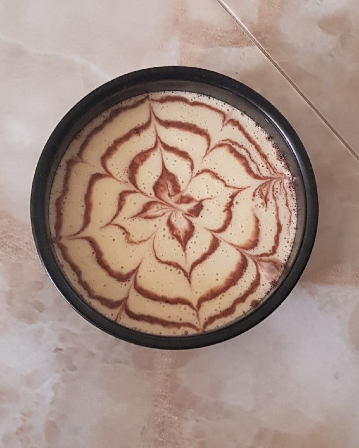 کیک دو رنگ (زبرا کیک)