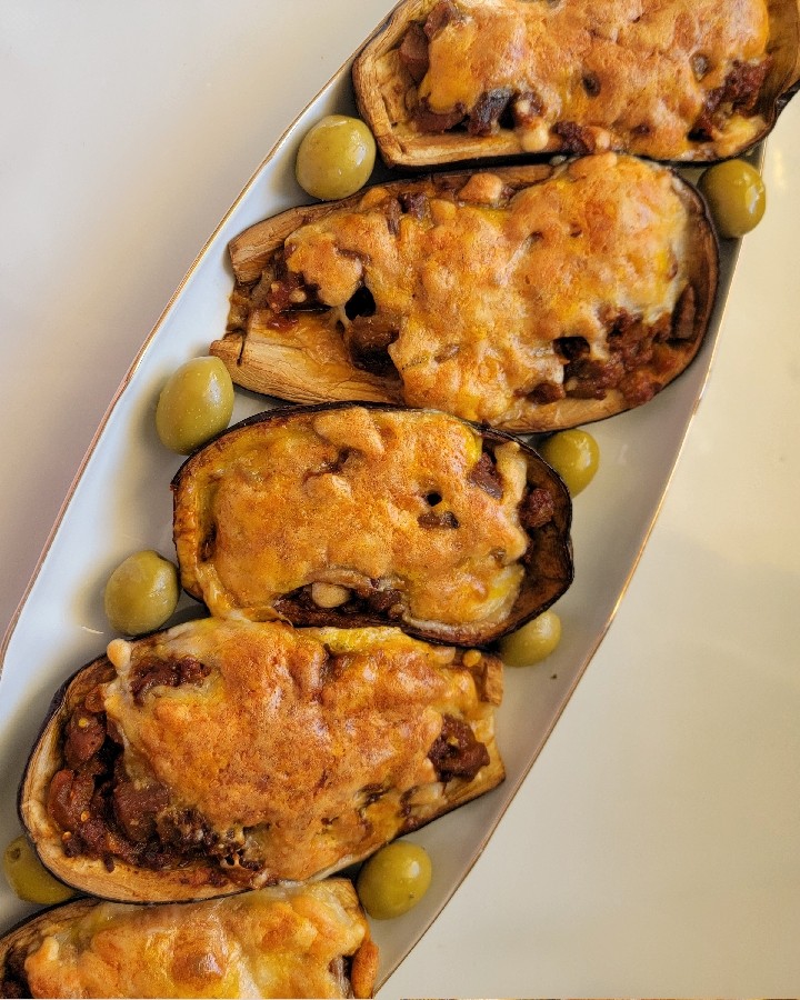 بادمجان شکم پر