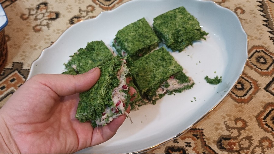 رولت کوکو سبزی