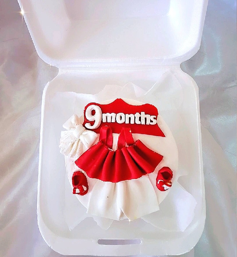 بنتو کیک ماهگرد نوزاد