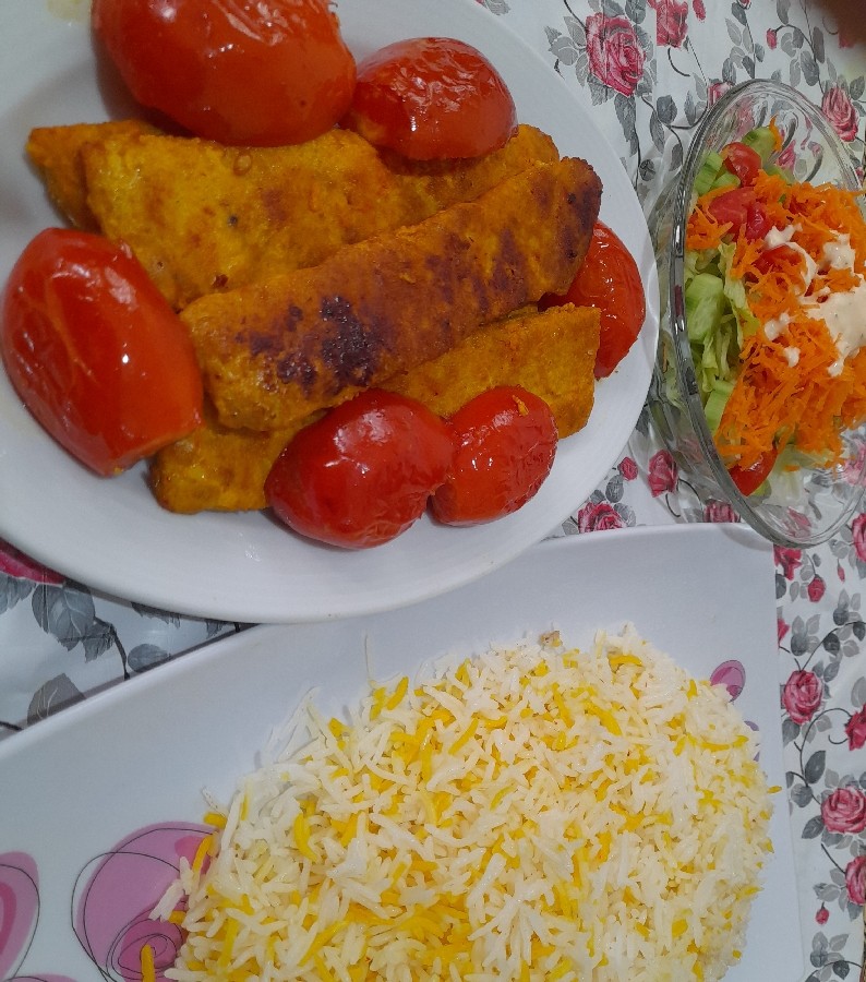 کباب تابه‌ای مرغ