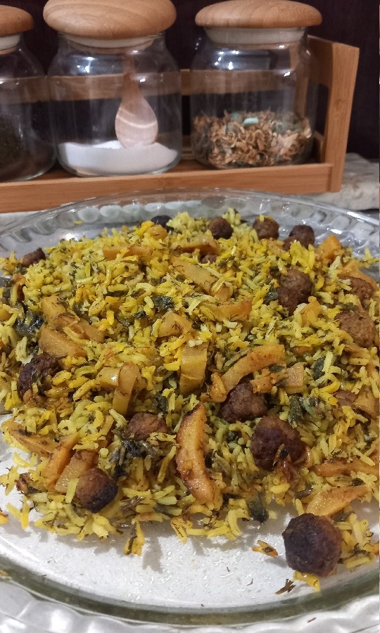 کلم پلو اصل شیرازی
 ماست خونگی