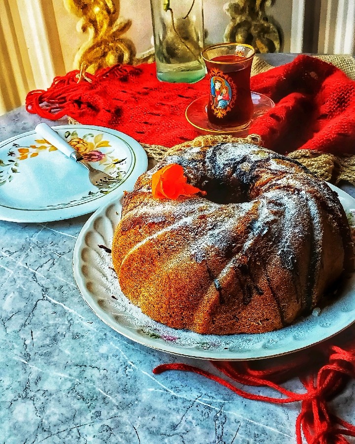 کیک هویج گردو 