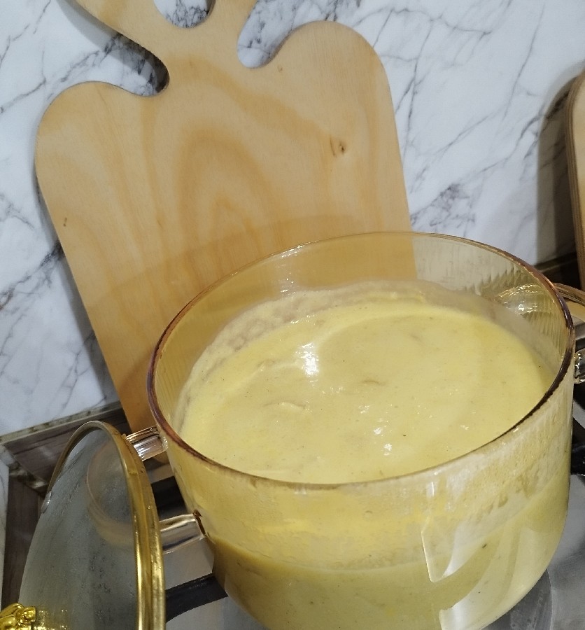 سوپ شیر و کدو حلوایی