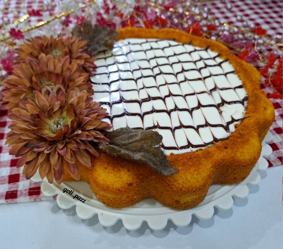 کیک کدو حلوایی 