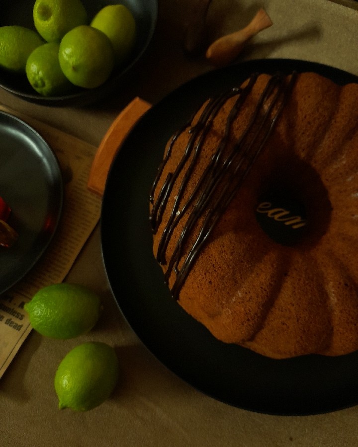 کیک چای با دستور کاربر محترم مبین و ماتیار