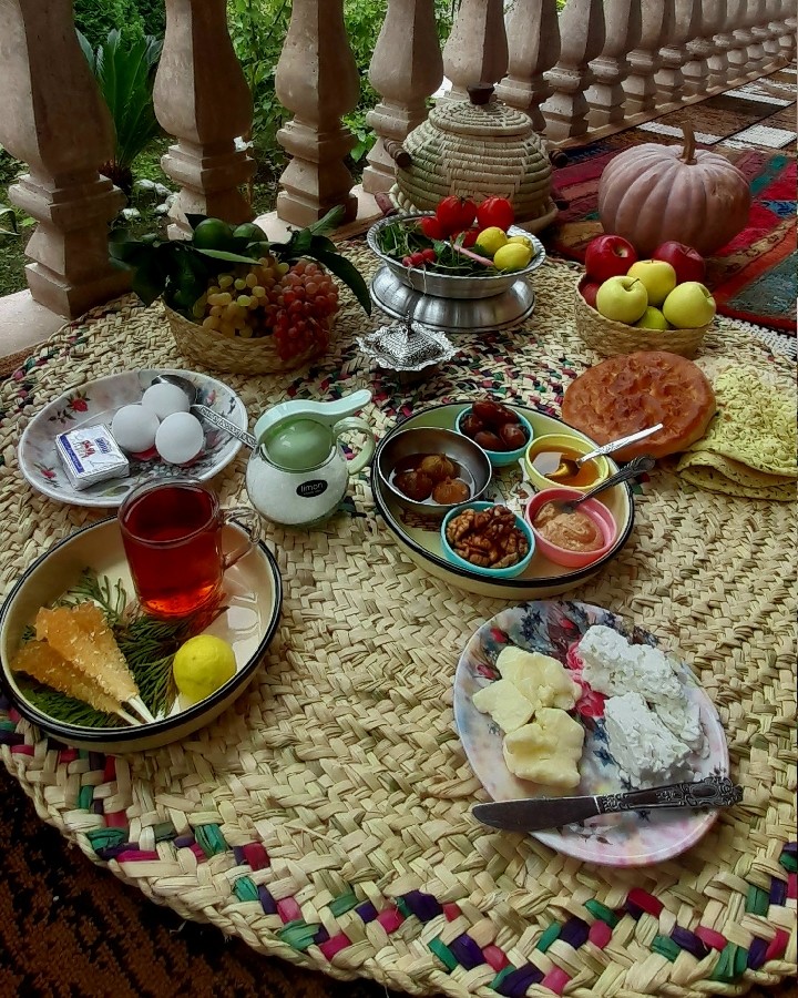 صبحانه در طبیعت
