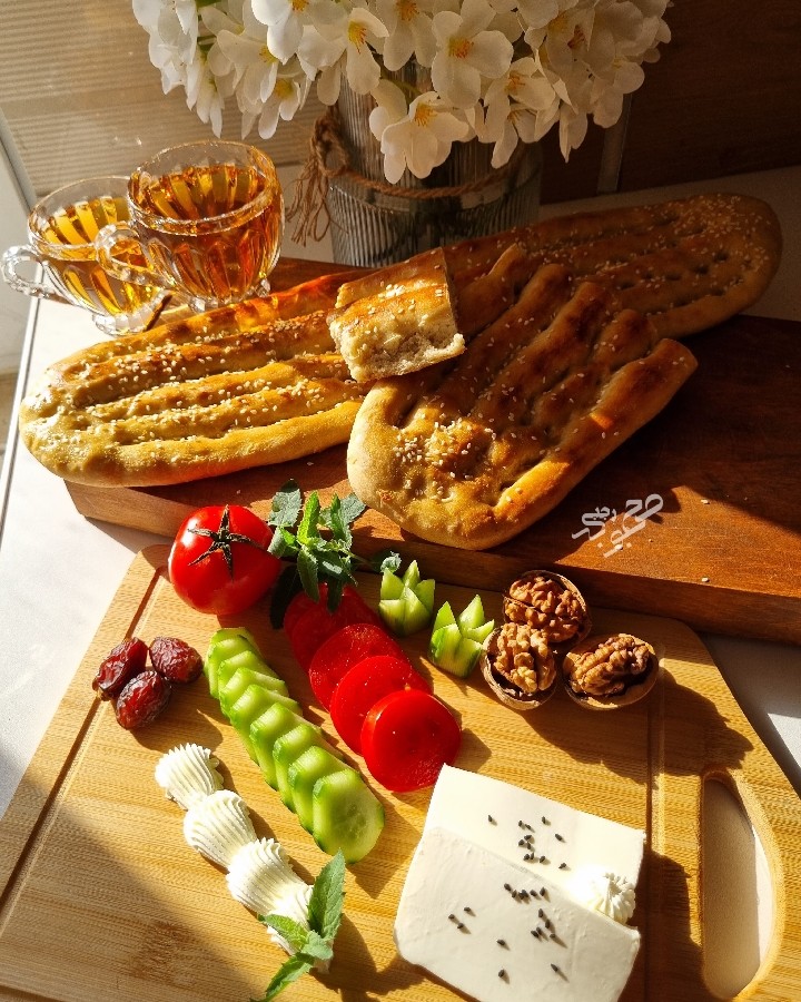 عکس نان بربری