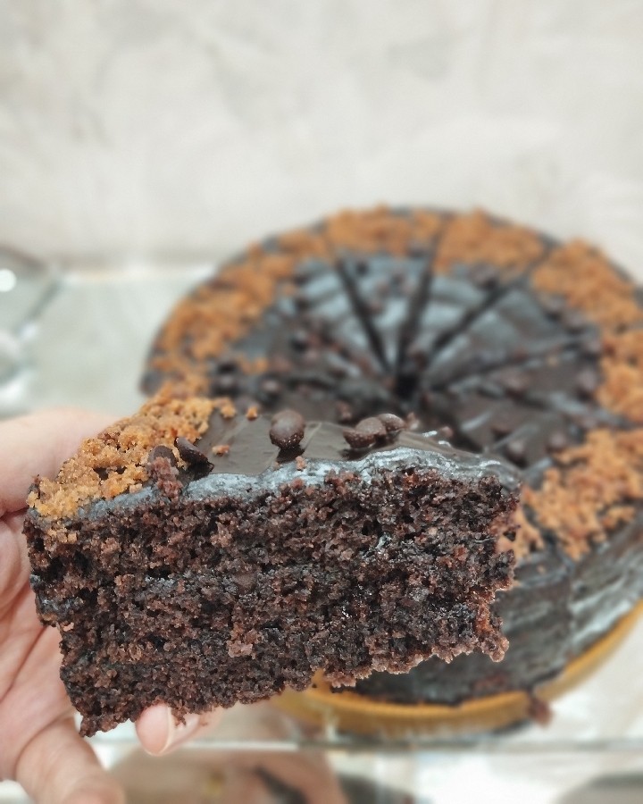 کیک دبل چاکلت 