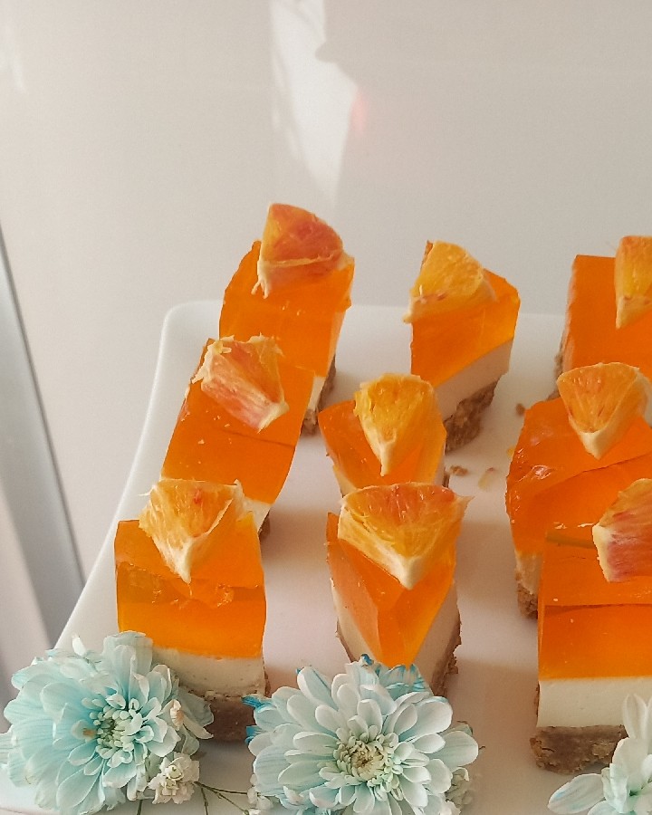 چیز کیک پرتقال 