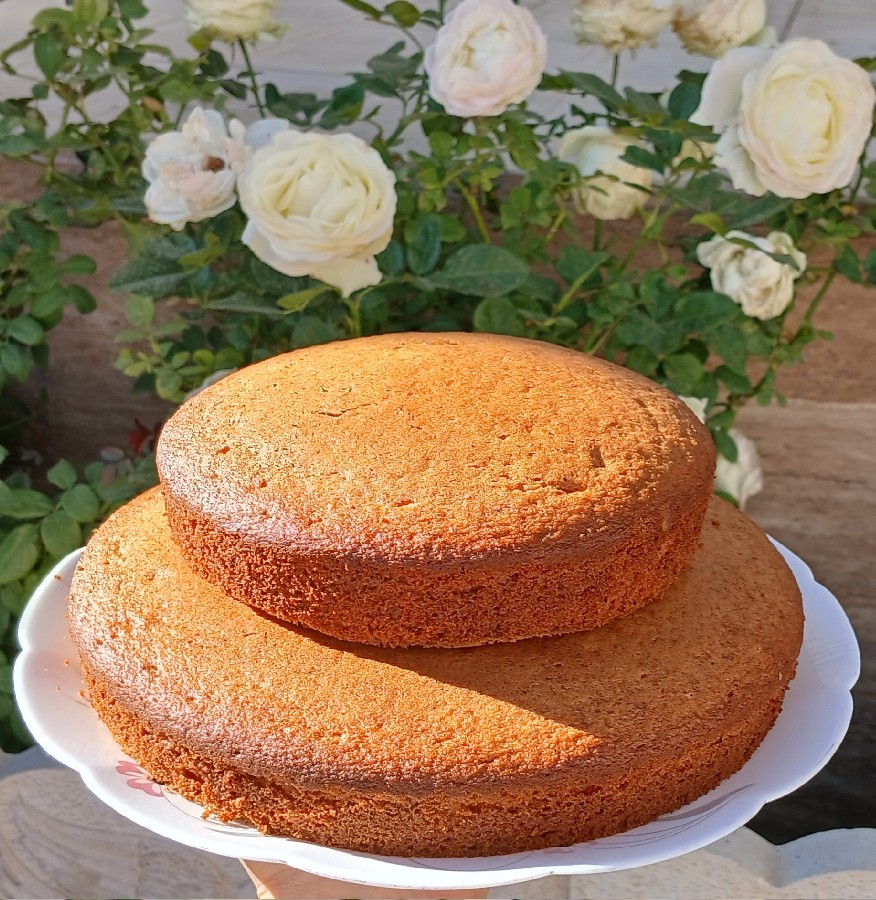 کیک ساده خانگی