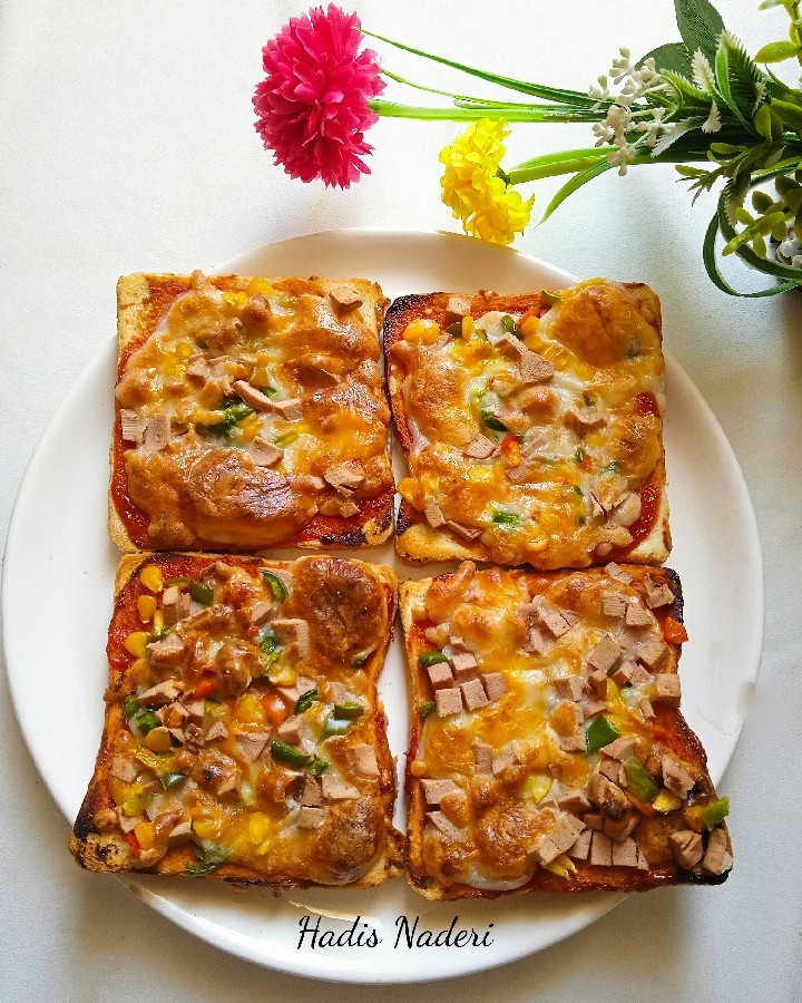 #پیتزا_با_نون_تست