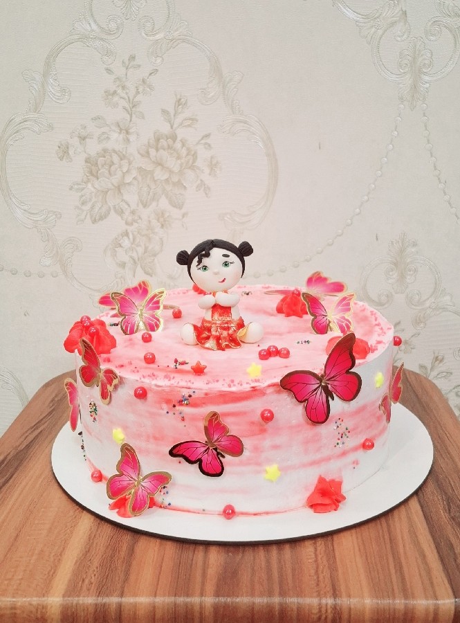 دو مدل کیک شیفون تولد خانگی