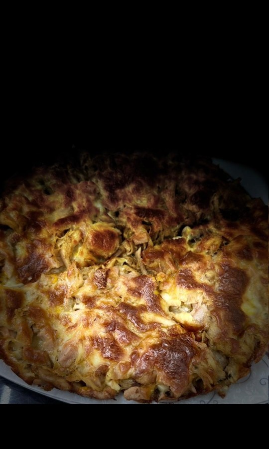 عکس پیتزا با همکاری جناب همسر ??