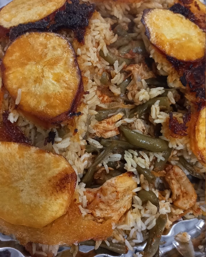 عکس ته چین لوبیا سبز 