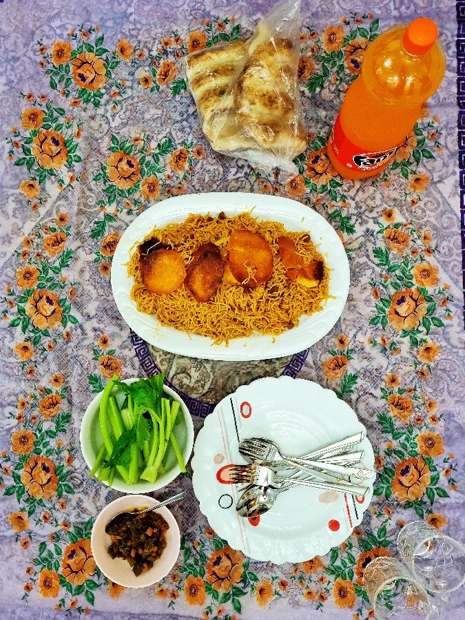 عکس ماکارونی مامان‌خانوم‌پَز