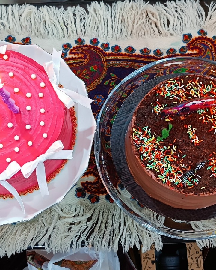 کیک تولد خواهر برادری 