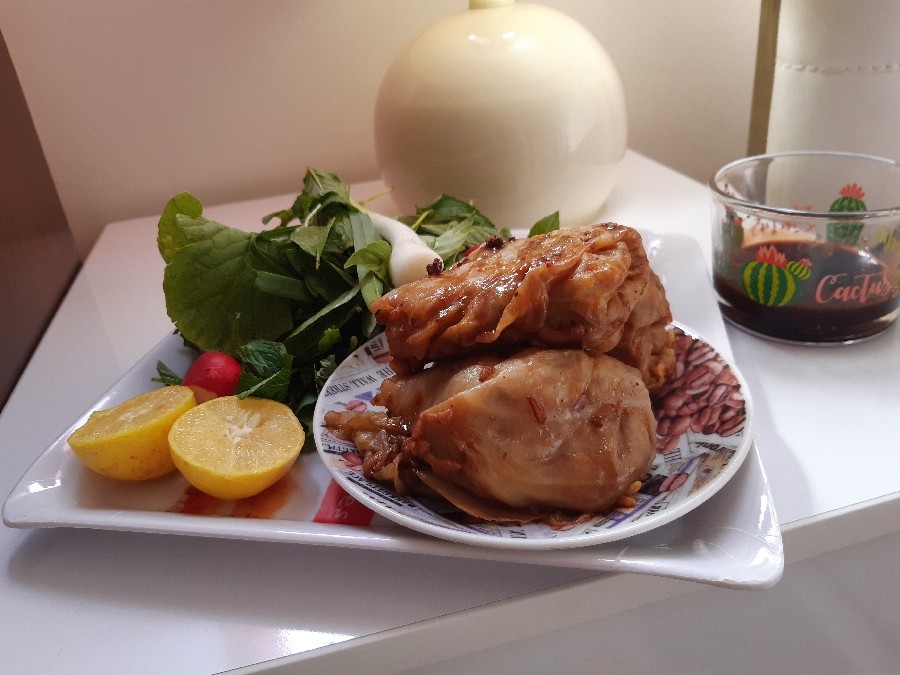 دلمه برگ کلم