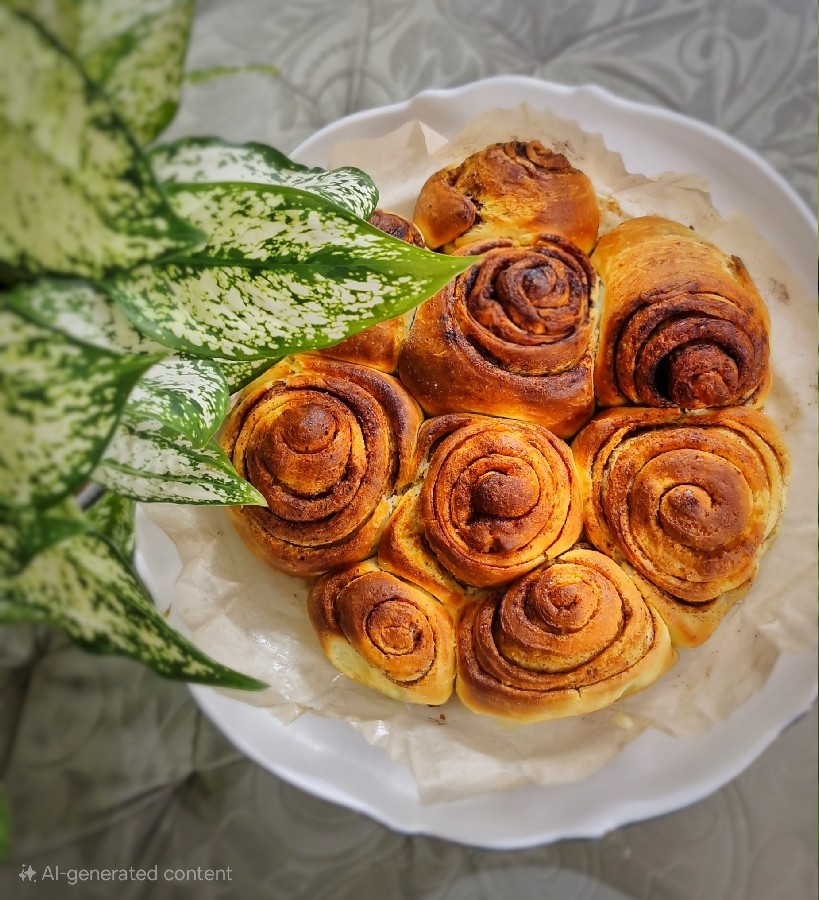 نان رول دارچینی