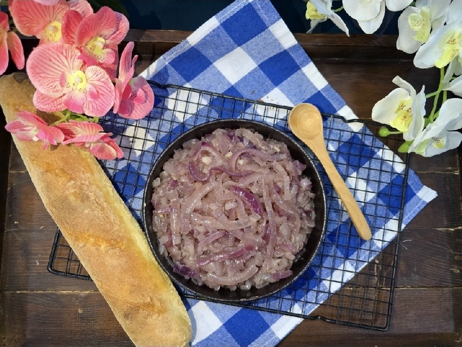 پیاز کاراملی به روش مک دونالد 